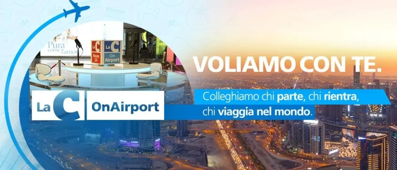 LaC OnAirport pronta al decollo, lunedì l’inaugurazione della nostra postazione televisiva e radiofonica nell’aeroporto di Lamezia