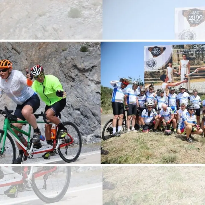 Lorenzo Genovese, il ciclista non vedente calabrese tra i protagonisti dell’impresa Roma-Olimpia-Atene