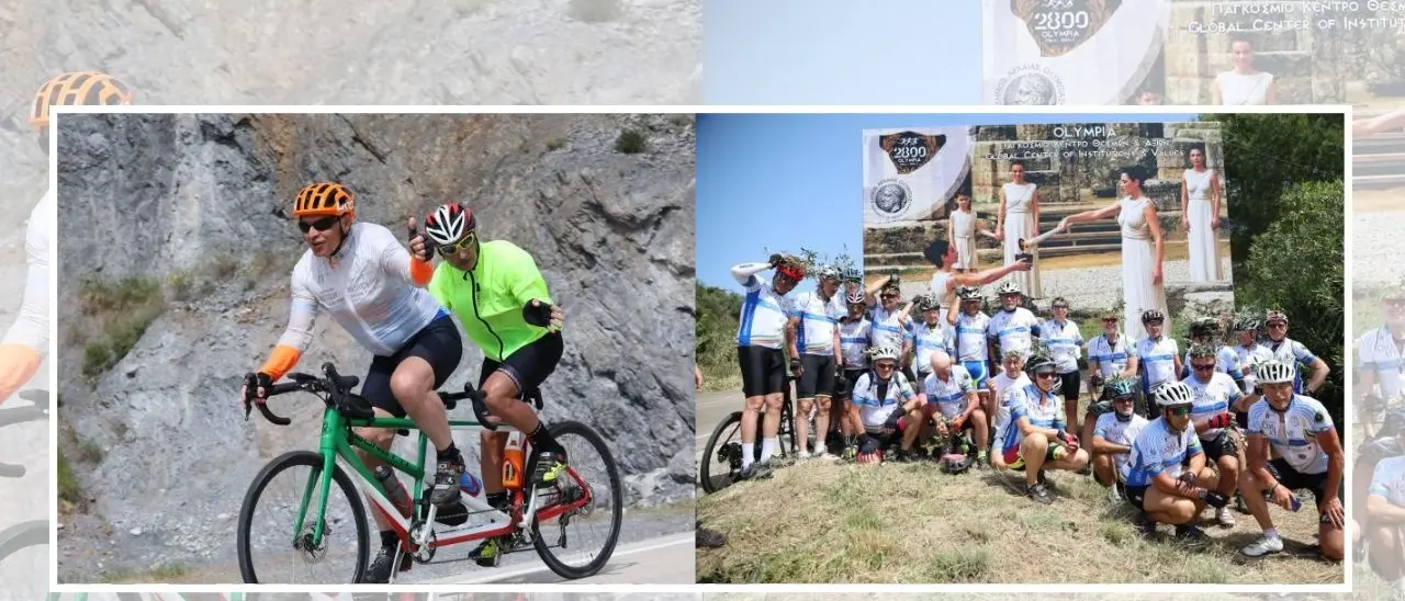 Lorenzo Genovese, il ciclista non vedente calabrese tra i protagonisti dell’impresa Roma-Olimpia-Atene