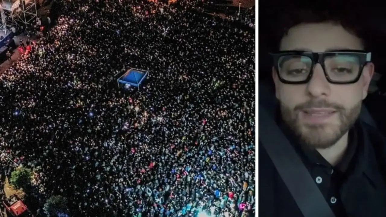 Paola, 20mila in piazza per il concerto di Rocco Hunt: «È record assoluto»