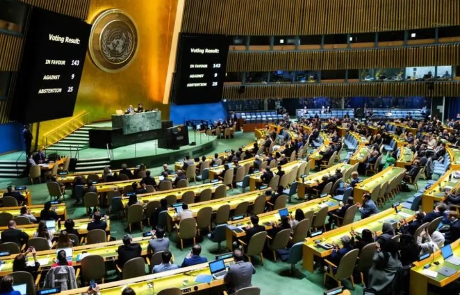 La Palestina nell’Onu: primo via libera dall’Assemblea delle Nazioni Unite. L’ira di Israele: «Vergognatevi»