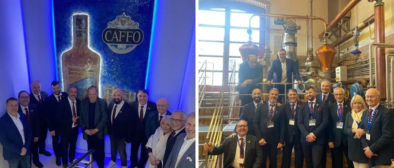 La distilleria Caffo accoglie nella sua sede il consiglio direttivo di Abi Professional