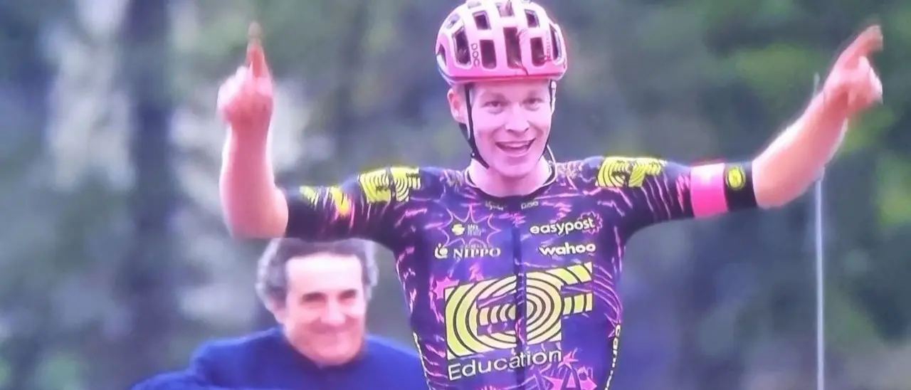 Giro d’Italia, Steinhauser vince sul Brocon. Pogacar secondo, da spettacolo e allunga ancora in classifica