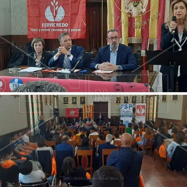 Capaci di ricordare, a Catanzaro polizia e vittime commemorano Giovanni Falcone e Paolo Borsellino