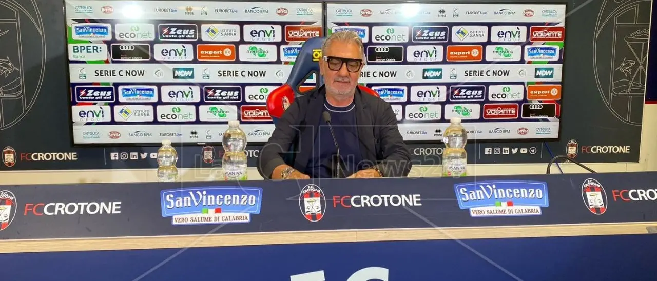 Crotone, il presidente Vrenna traccia il futuro: «Allenatore giovane, rosa giovane e ds vero»