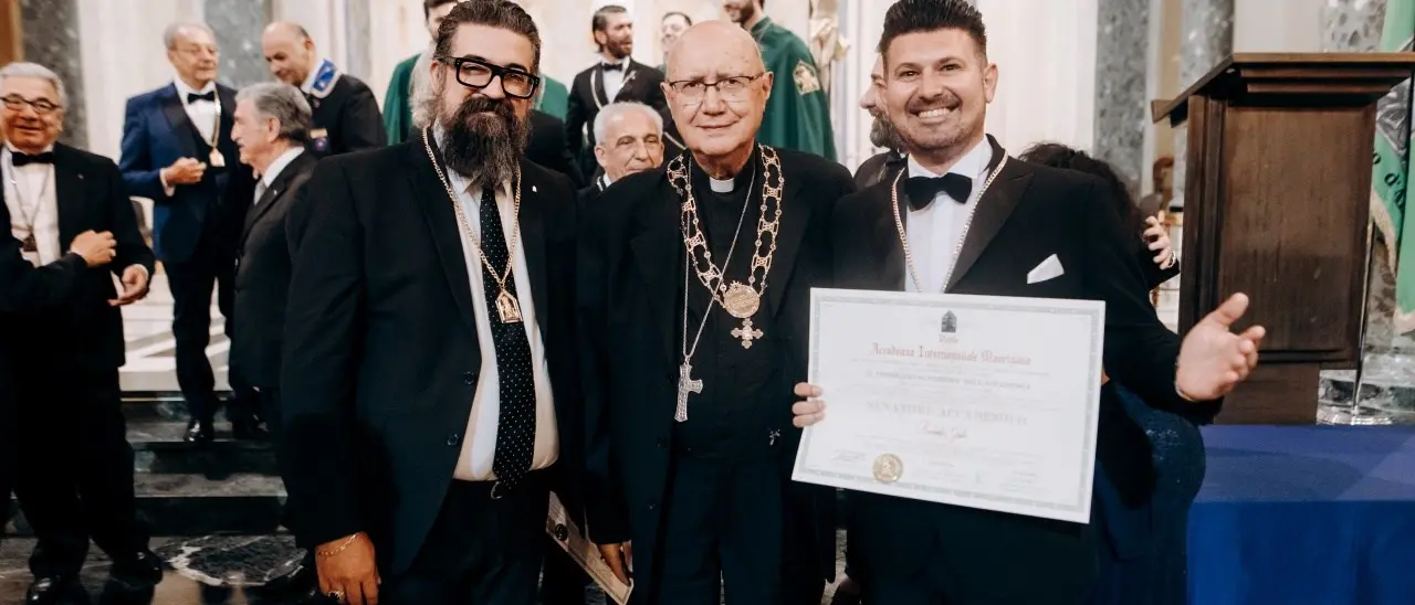 Il fondatore del Riva di Falerna Roberto Gallo nominato senatore della Nobile Accademia Mauriziana