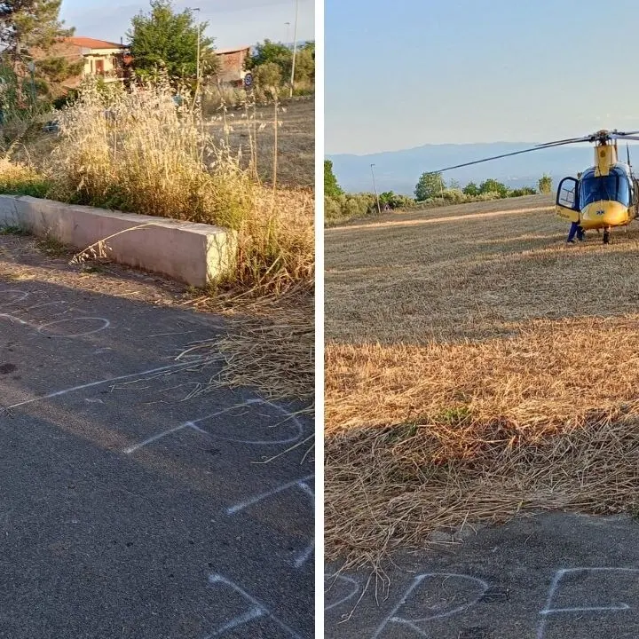 Mileto, sfiorata la tragedia durante una lite tra vicini: un uomo ferito alla testa, interviene l’elisoccorso