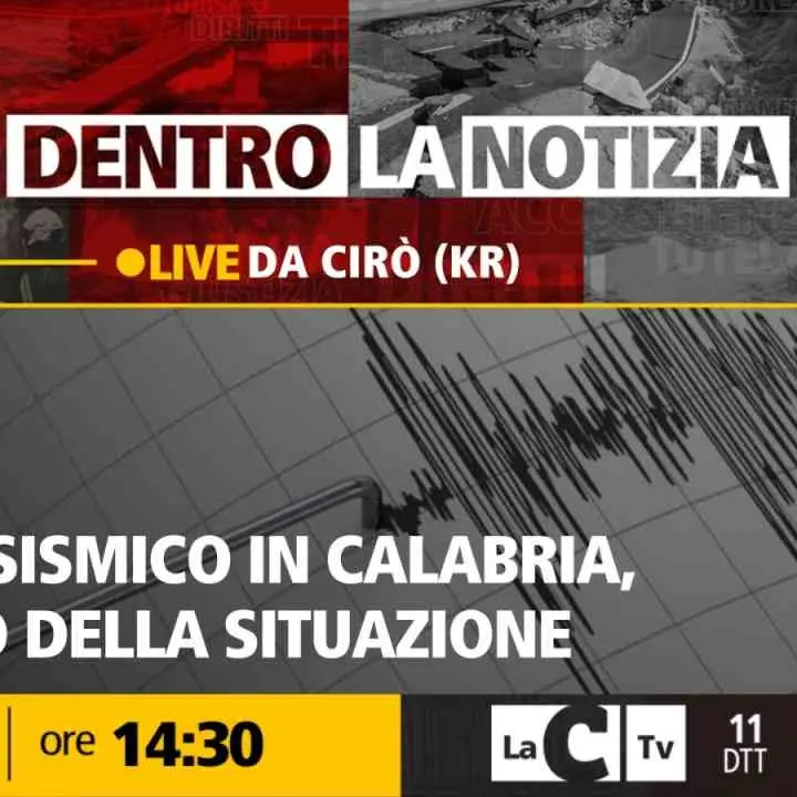 Lo sciame sismico in Calabria fa paura, è giusto preoccuparsi? Il punto a Dentro la Notizia