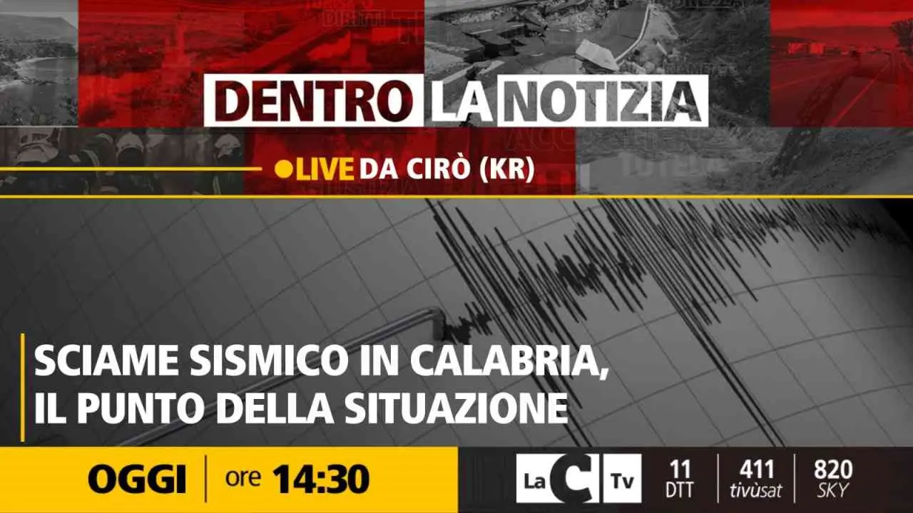 Lo sciame sismico in Calabria fa paura, è giusto preoccuparsi? Il punto a Dentro la Notizia