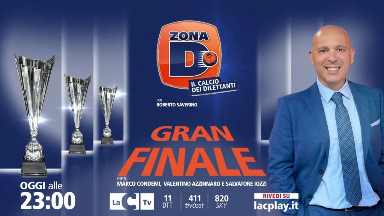 Il gran finale di Zona D, l’ultima puntata della trasmissione sul calcio dilettantistico alle 23 su LaC Tv