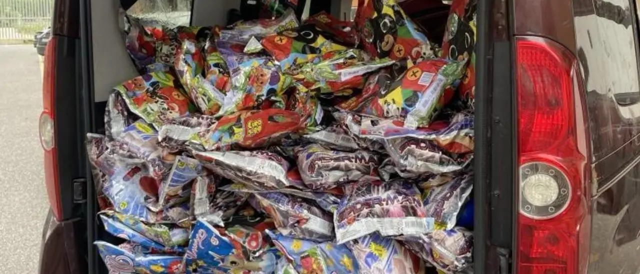Peluche, armi giocattolo e buste regalo contraffatti: nel Catanzarese sequestrati oltre mille prodotti