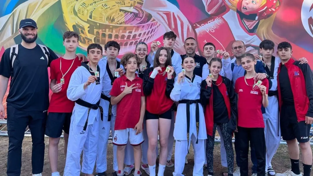 Taekwondo, il Team Calabria fa bella figura all’Olympic Dream Cup a Roma