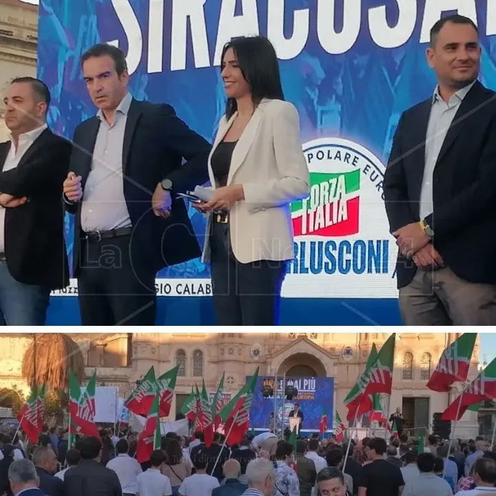 Europee, a Reggio la volata finale di Forza Italia per Giusi Princi. Occhiuto: «Queste elezioni un test per la Regione»