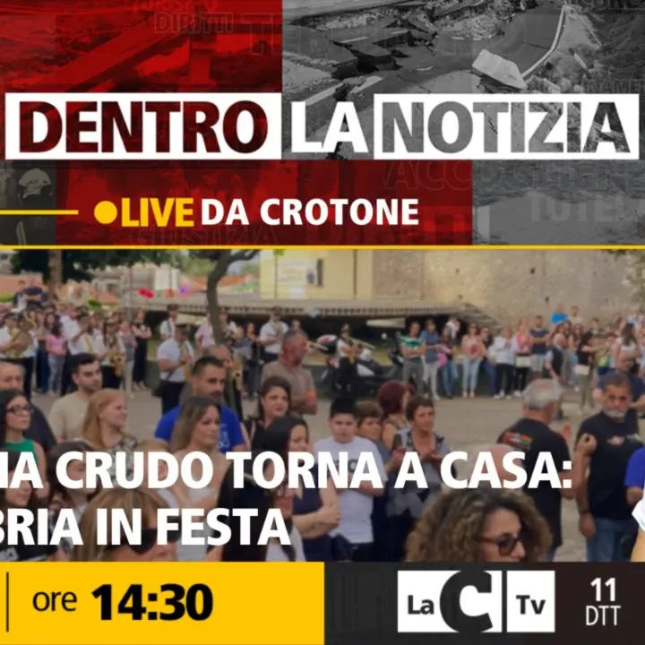 La grande festa per il ritorno di Valentina Crudo a casa: focus a Dentro la notizia