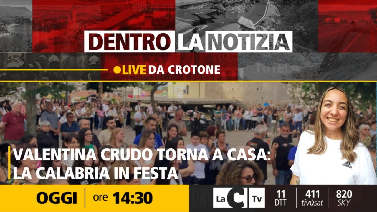 La grande festa per il ritorno di Valentina Crudo a casa: focus a Dentro la notizia