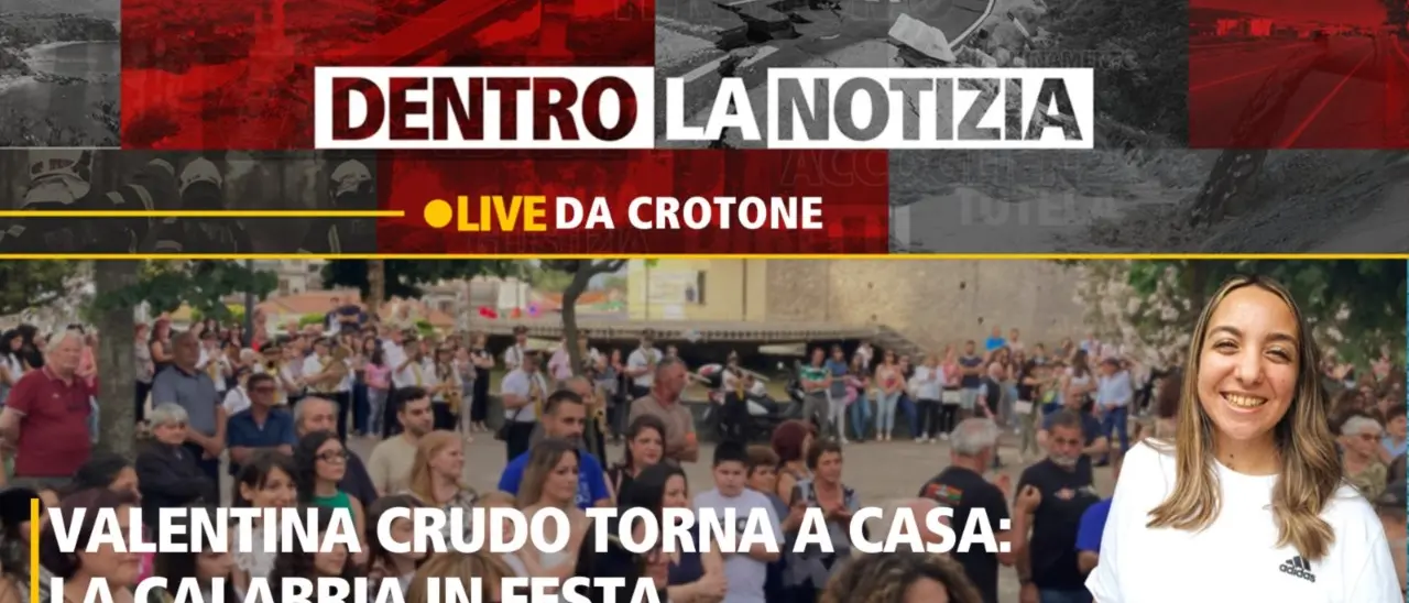 La grande festa per il ritorno di Valentina Crudo a casa: focus a Dentro la notizia