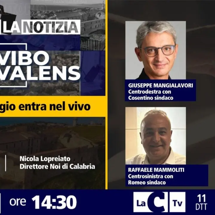Torna Vibo Valens, il ballottaggio entra nel vivo: oggi speciale Dentro la Notizia