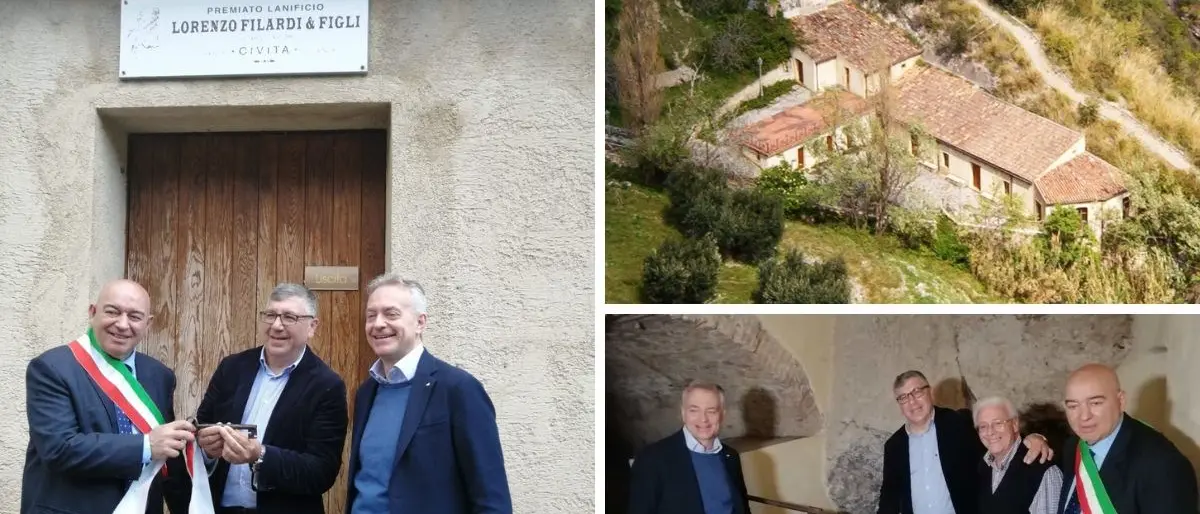 La Filanda Filardi ritorna al Comune di Civita, Gallo: «Recuperiamo un’antica tradizione artigianale»