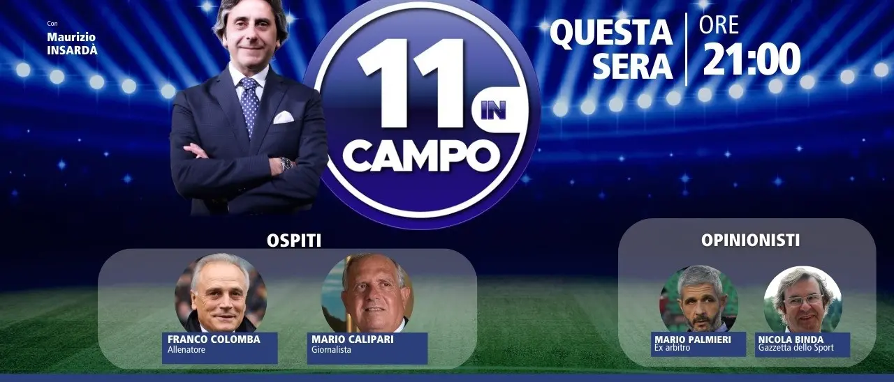 L’ex allenatore della Reggina Franco Colomba tra gli ospiti di 11 in campo: oggi alle 21 su LaC Tv