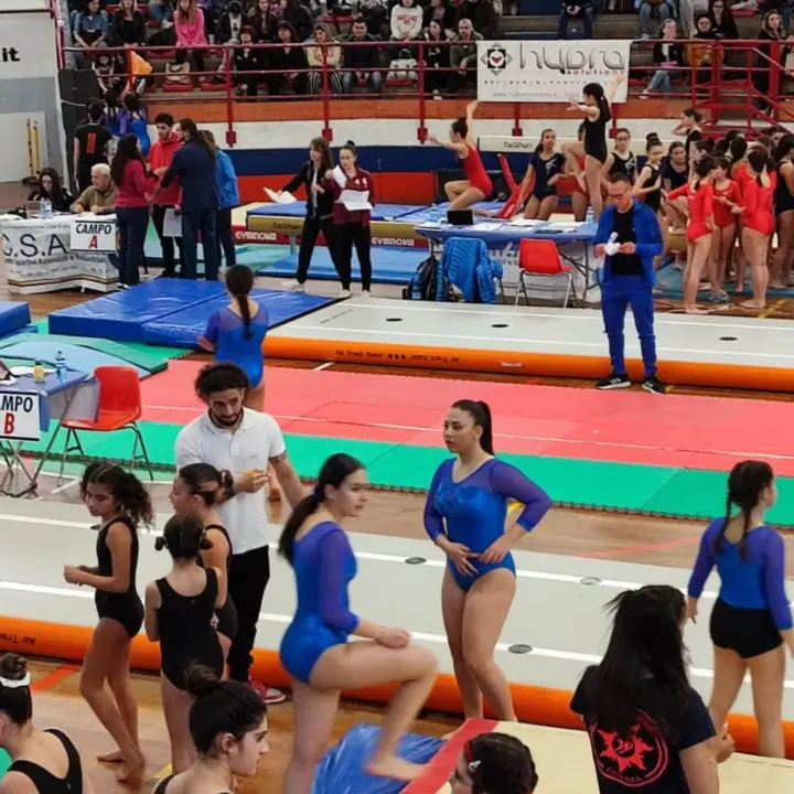 Sold out al Palazzetto di Cosenza per le regionali di ginnastica artistica. Più di 500 gli atleti arrivati da Calabria e Basilicata