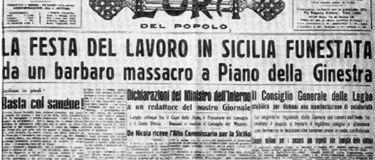 Primo Maggio 1947, la festa del Lavoro affogata nel sangue a Portella della Ginestra