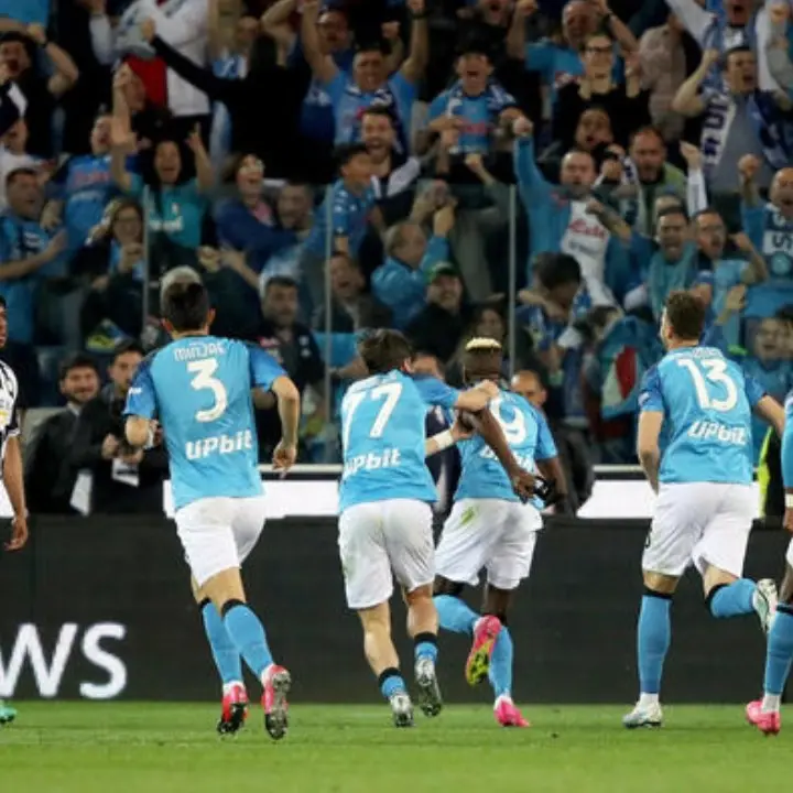 Il Napoli è campione d’Italia: i partenopei conquistano il loro terzo scudetto a Udine