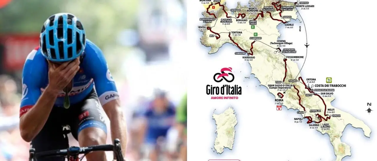 Il Giro d’Italia 2023 snobba il Sud ma viene cacciato dalle montagne del Nord