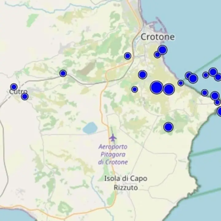 Terremoto nel Crotonese, sciame sismico di 30 scosse nelle ultime ore: il punto della Protezione civile