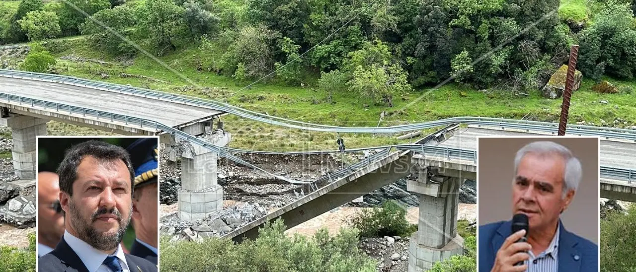 Crollo ponte Longobucco, Salvini incontrerà il sindaco: «Trovare una soluzione in tempi brevi»