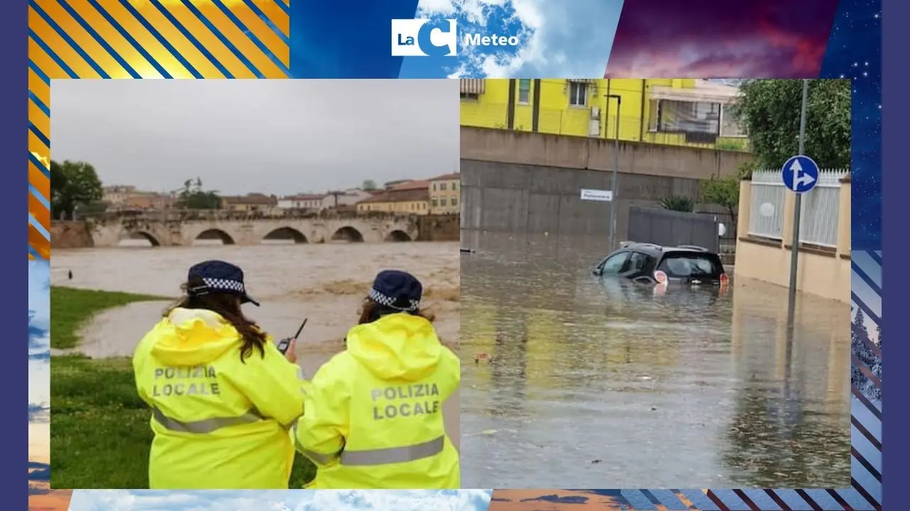 Il ciclone mediterraneo al Nord fa sfaceli ma grazia la Calabria: ancora piogge, qualche temporale e schiarite