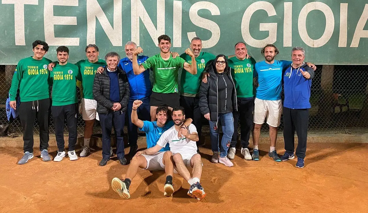 Il Circolo Gioia 1974 vince il campionato di Serie C maschile 2023