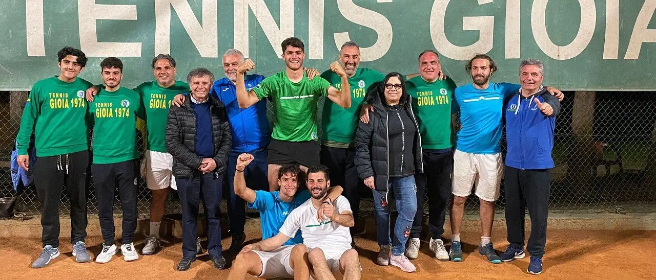 Il Circolo Gioia 1974 vince il campionato di Serie C maschile 2023