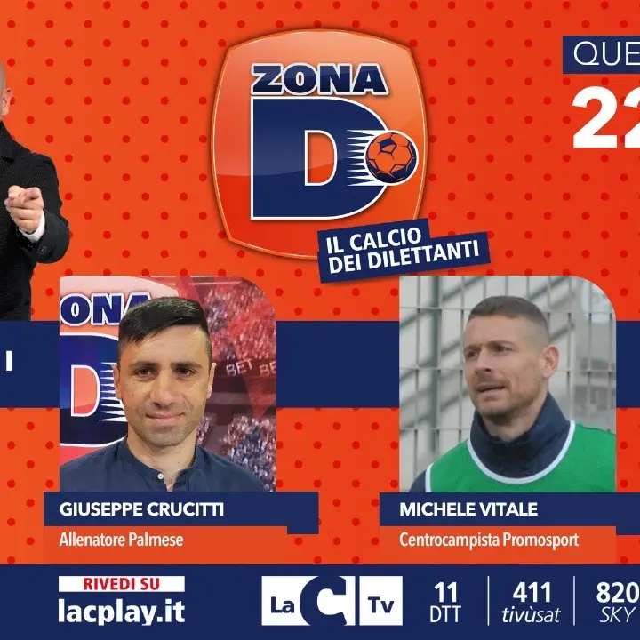 Giuseppe Crucitti e Michele Vitale ospiti della nuova puntata di Zona D