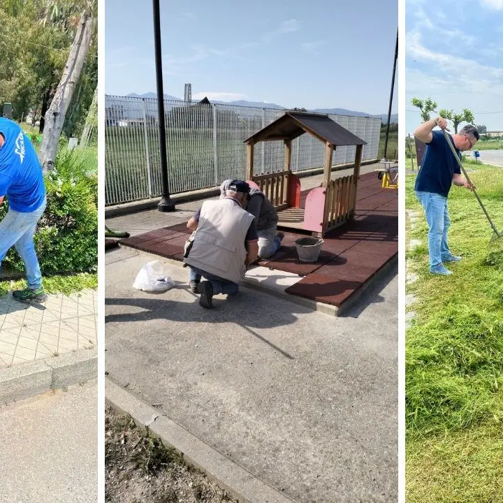 Il parco vandalizzato di Cassano torna a nuova vita grazie al cuore di imprese e cittadini