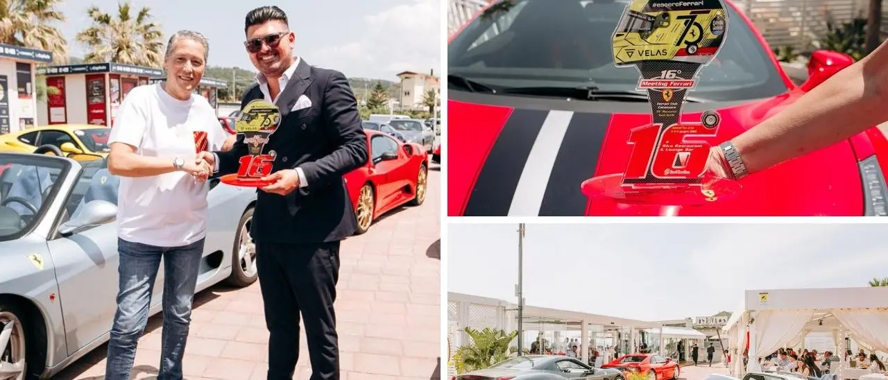 Falerna, grande festa per Le Rosse in Calabria: un premio della Scuderia Ferrari Club di Catanzaro al Riva Restaurant