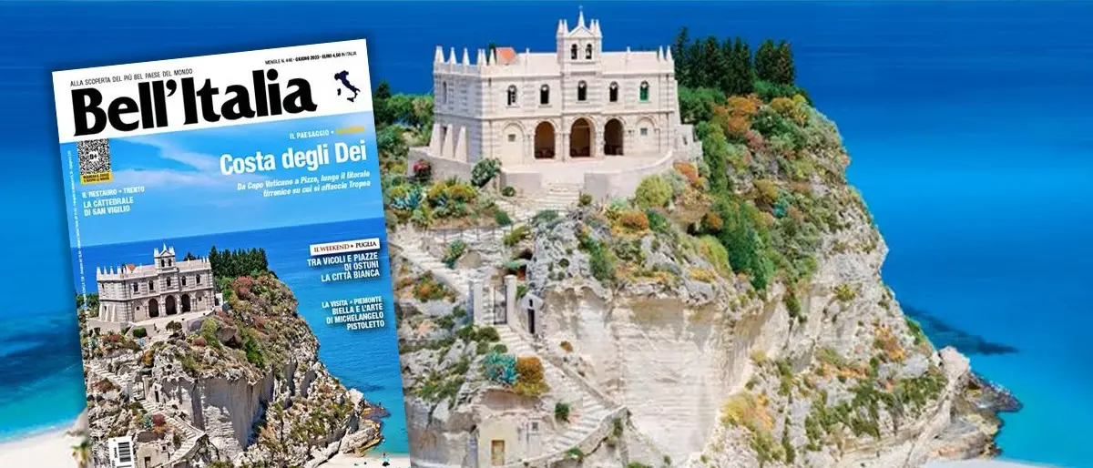 Tropea conquista la copertina di Bell’Italia: nella rivista un approfondimento sul fascino della Costa degli dei