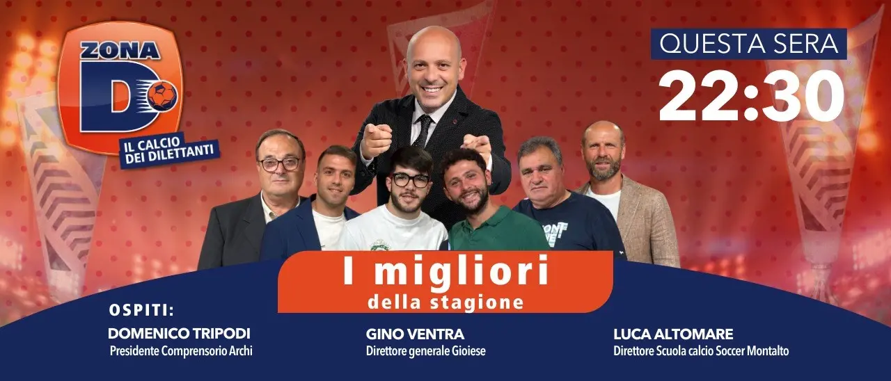 Zona D chiude col botto: i migliori della stagione nell’ultima puntata del programma sul calcio dilettantistico di LaC