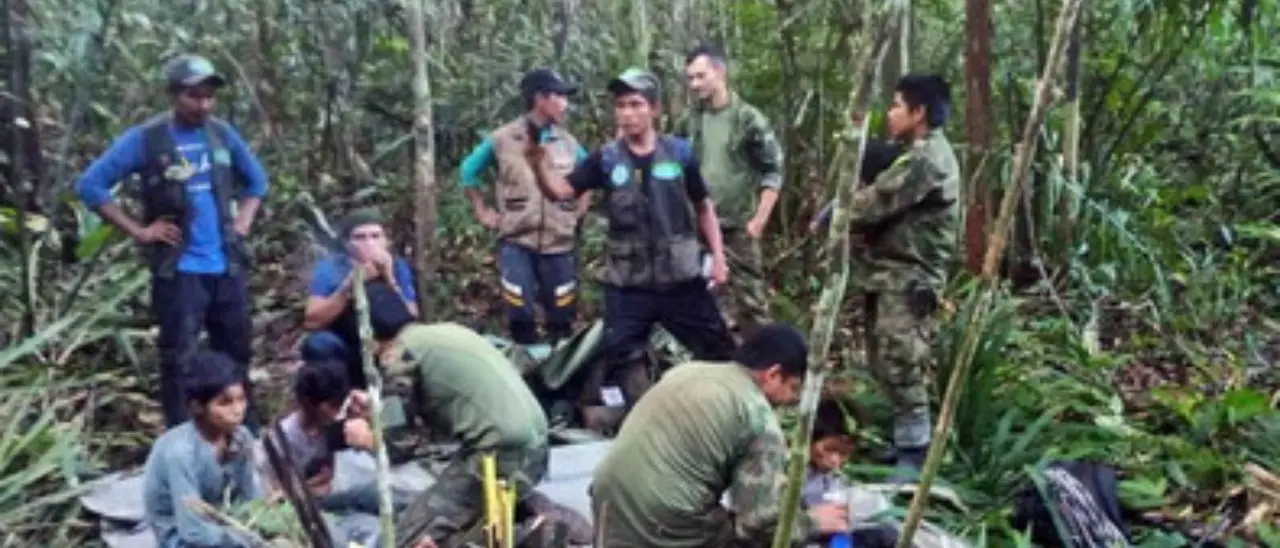 Colombia, ritrovati vivi nella giungla 4 bambini dispersi dopo l’incidente aereo di 40 giorni fa