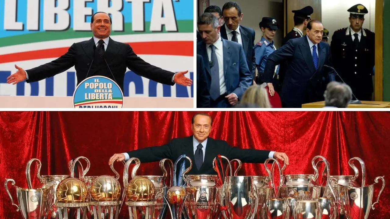 Morte di Berlusconi, il leader che sdoganò la destra postfascista: 30 anni tra politica, processi infiniti e calcio