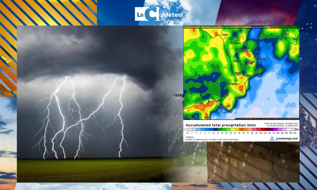 Giorni di tuono: ancora piogge e maltempo su tutta la Calabria