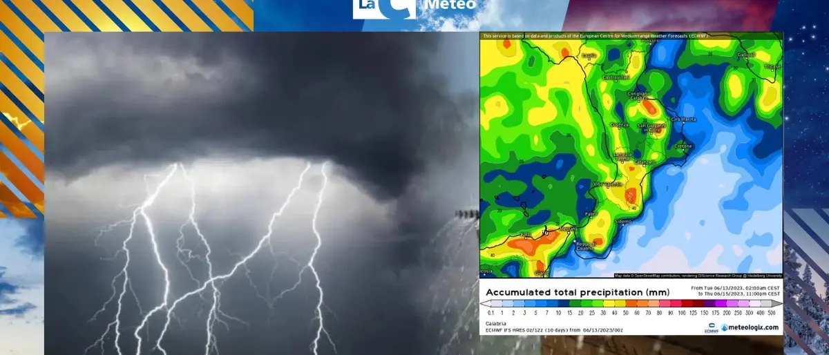 Giorni di tuono: ancora piogge e maltempo su tutta la Calabria