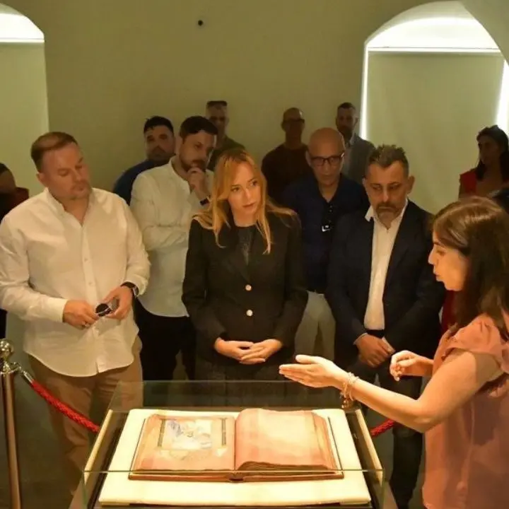 Il ministro albanese dell’Agricoltura a Corigliano Rossano in visita al museo del Codex