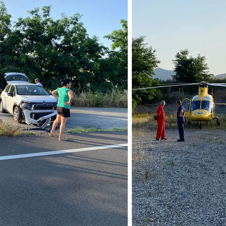 Scontro tra auto sulla SS 107 all’altezza di Santa Severina. Mezzi di soccorso sul posto