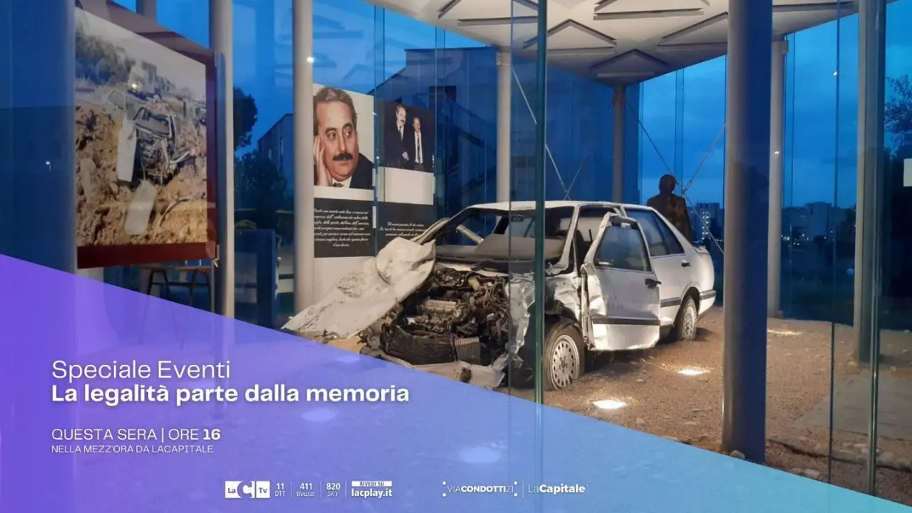 La legalità nasce dalla memoria, alle 16 Speciale eventi su LaC Tv