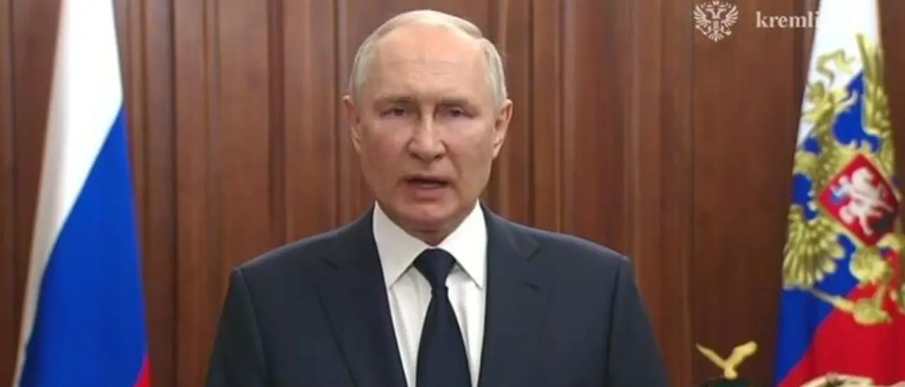 Russia, Putin parla alla nazione: «La rivolta sarebbe stata soffocata comunque»