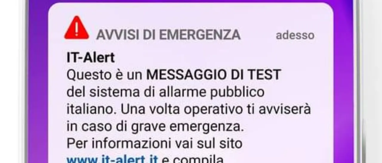 Al via il sistema di allarme pubblico per le emergenze: in Calabria test il 7 luglio. Ecco come funzionerà