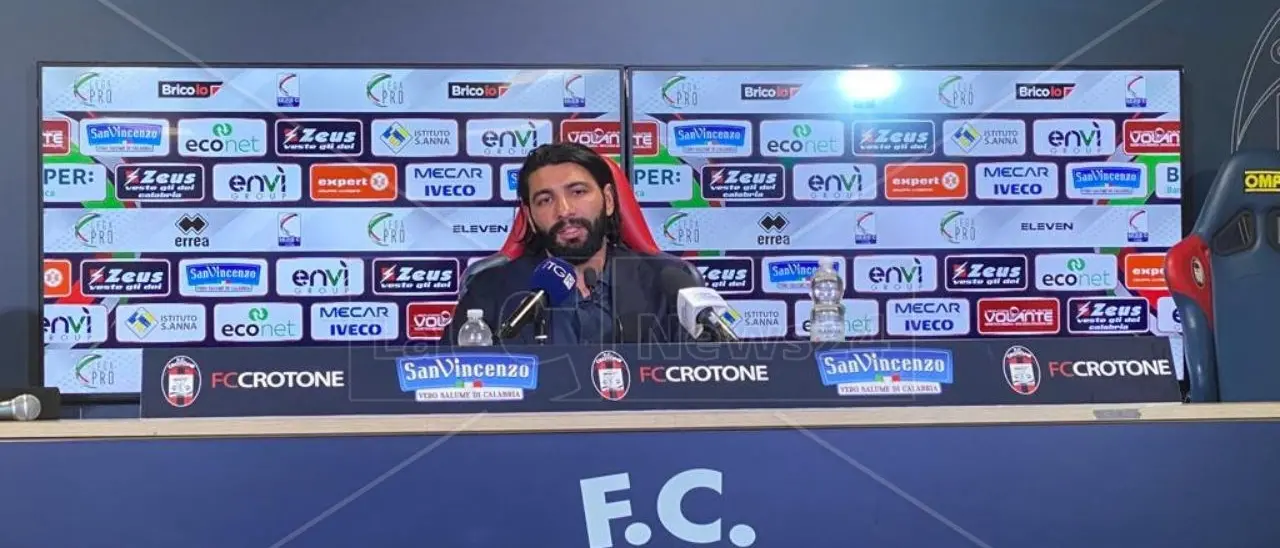 Crotone, il dg Vrenna a tutto campo: «Chiedo scusa per alcuni miei comportamenti. A breve annunceremo l’allenatore»