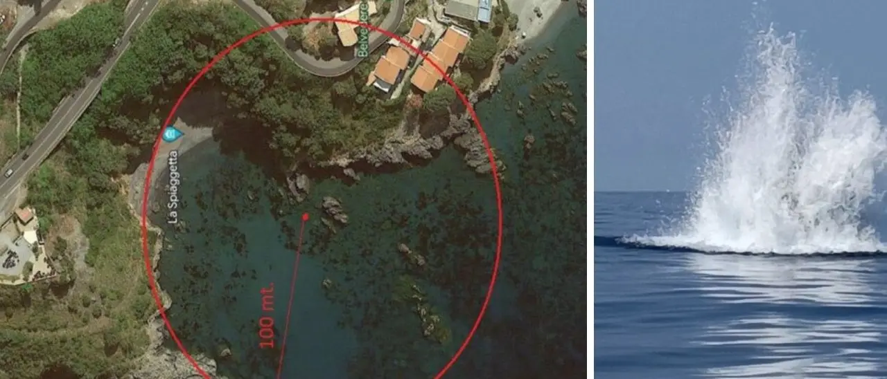 Scalea, fatto brillare l’ordigno bellico della Seconda guerra mondiale ritrovato tra gli scogli