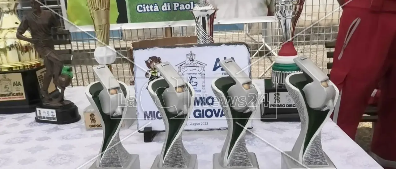A Paola gli arbitri protagonisti del Memorial dedicato a due giovani scomparsi prematuramente