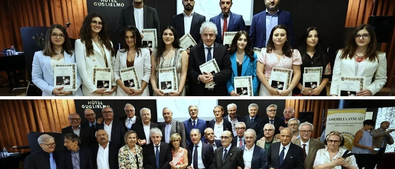 Catanzaro, l’Ordine dei medici accoglie i neolaureati e premia chi ha raggiunto i 45 anni di servizio